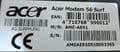 Acer Modem 56 Surf AME-AE01 AG.SURFM.EA1 Electrical Equipment