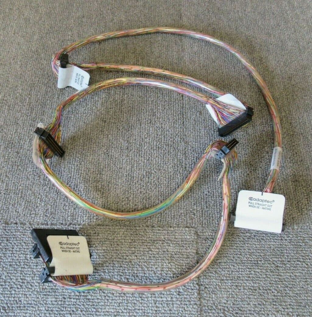 Adaptec 149761600 1 5m 5 Drop 68Pin HD68 U320 Round SCSI Terminator Cable