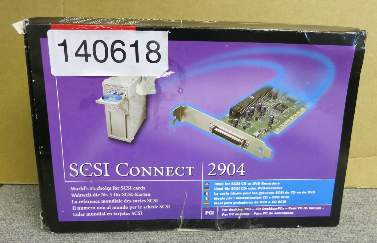 Adaptec 2904 1891800EU Connect Adaptec 2904 PCI Entry Level SCSI Card