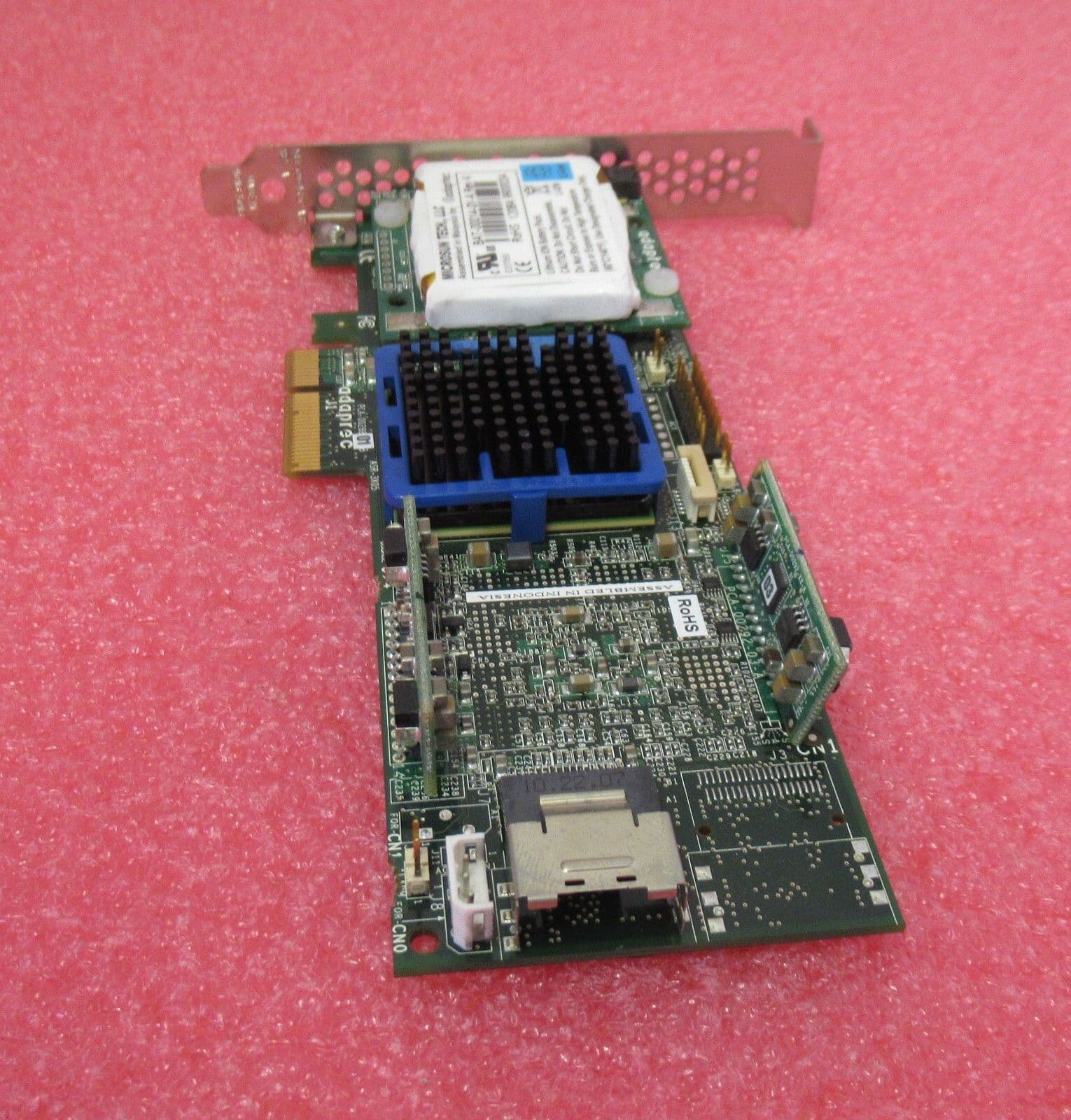 Adaptec ASR-3405/128MB 4-Port PCI-E x4 SAS RAID Controller Card