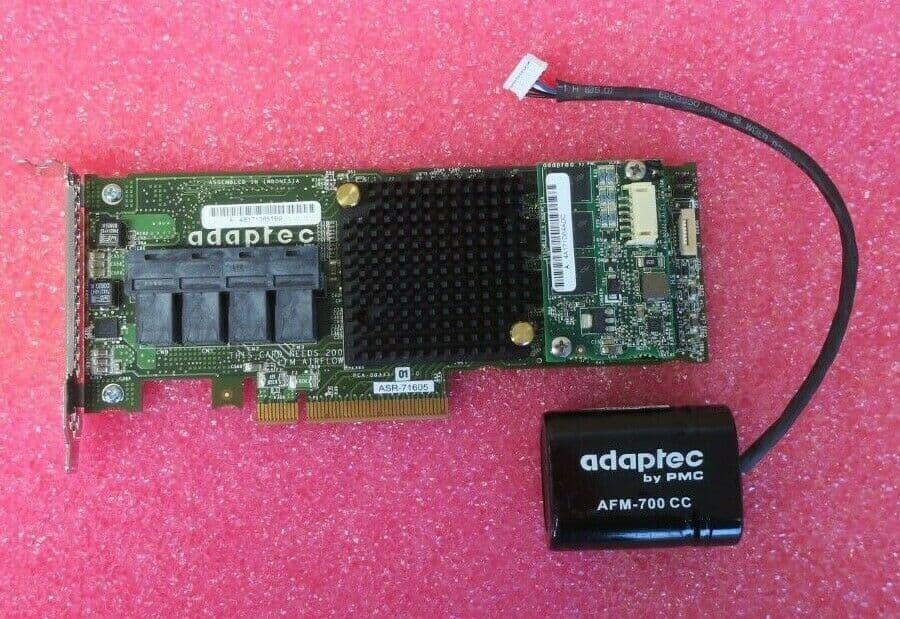 Adaptec ASR-71605 16-Port SAS/SATA 6Gb/s RAID Controller 1Gb Cache ...