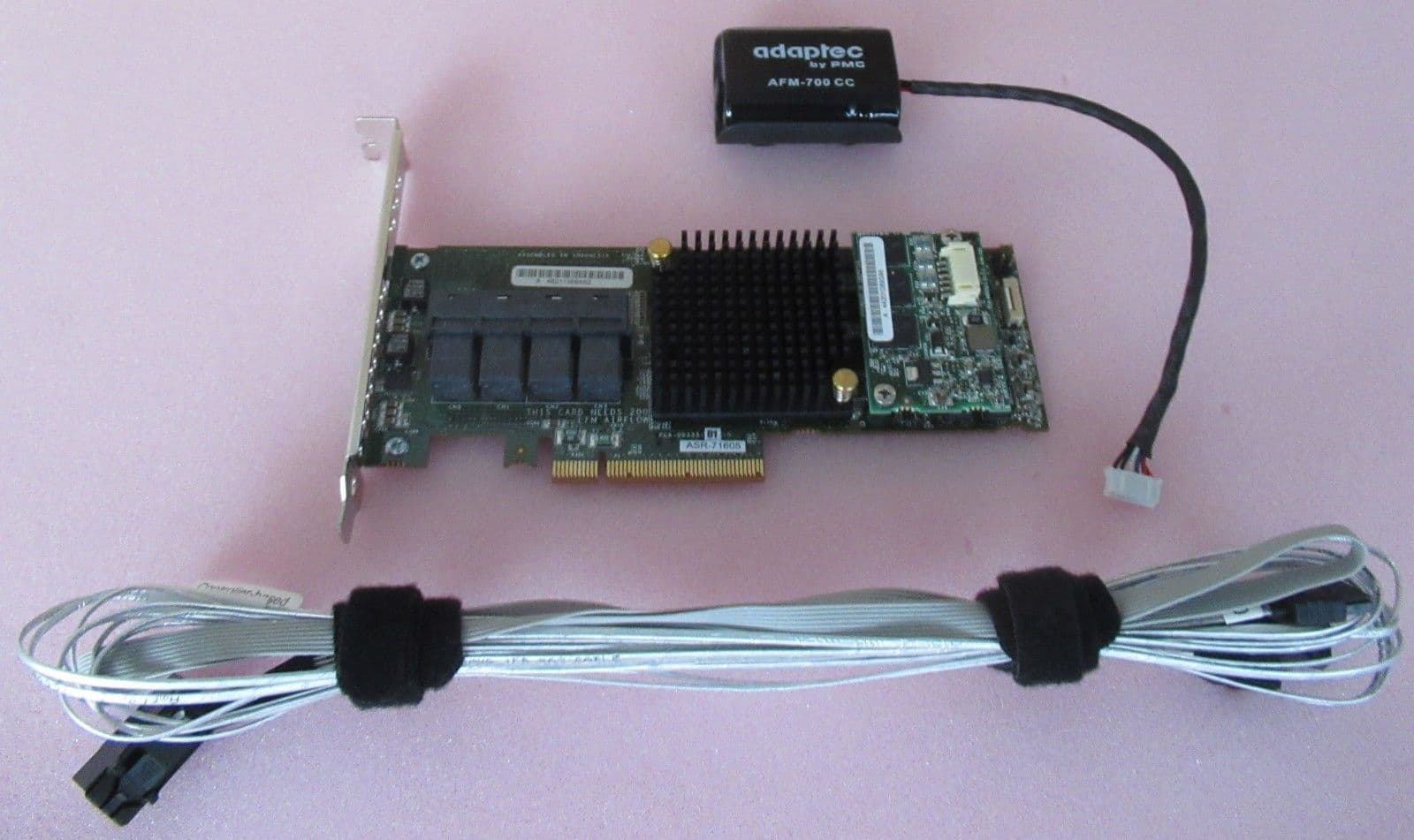 Adaptec ASR71605 1GB Cache 16Port 6Gbps Raid Controller Battery