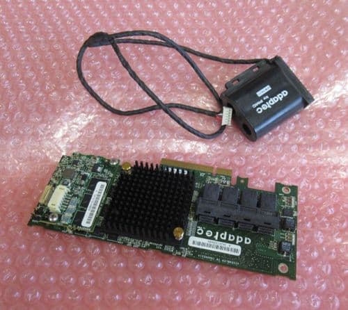 Adaptec ASR-71605 1GB Cache 16-Port 6Gbps Raid Controller + Battery & Cable