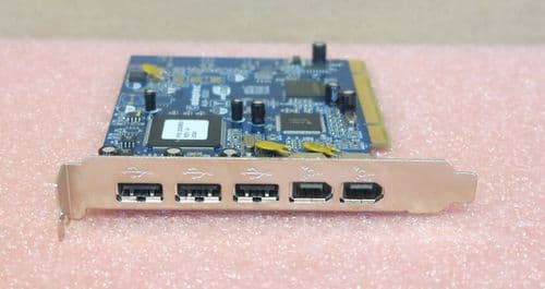 Adaptec DuoConnect AUA-3020 3 Port USB 2 Port Firewire Adapter Card