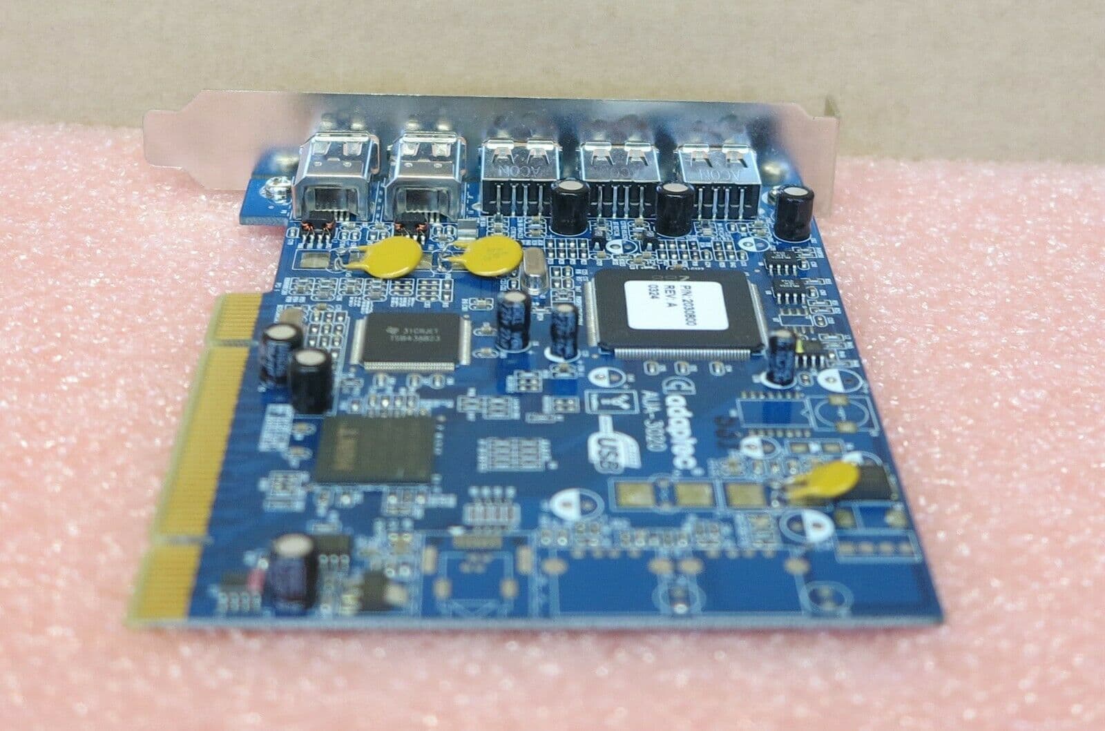 Adaptec DuoConnect AUA3020 3 Port USB 2 Port Firewire Adapter Card