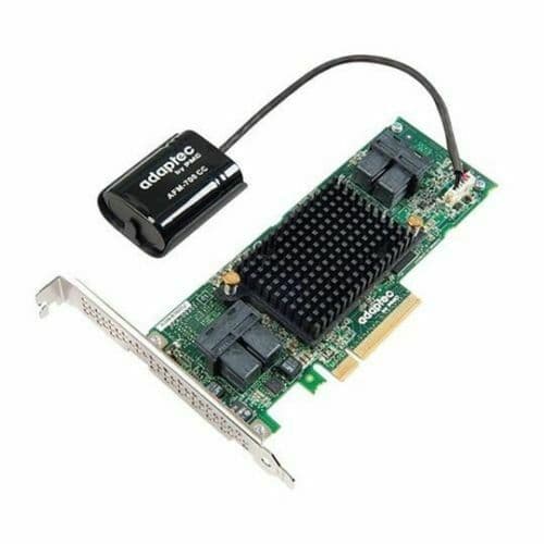 Adaptec RAID 81605ZQ 12Gb PCIe 16x Internal SAS/SATA Ports + AFM-700 CC Battery