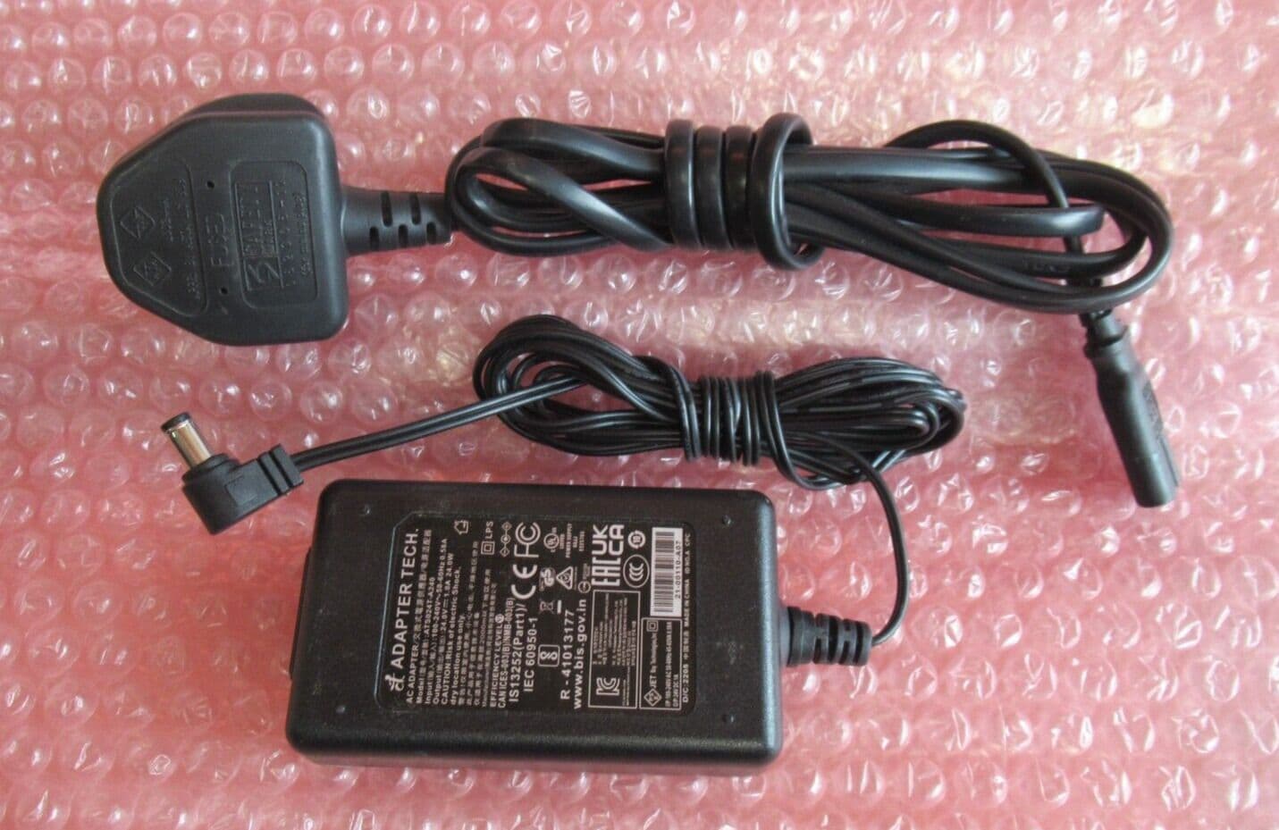 Adapter Tech ATS024TA240 Industrial Applications AC Power Adapter 24W 24V 1A