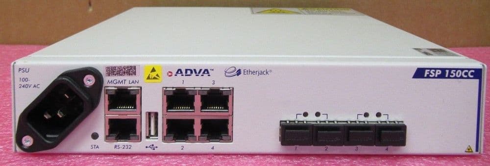 Reboot Adva Router ADVA FSP150CC Optical Fibre Access Switch 4x 1000Base-T/ 1000Base-X ...