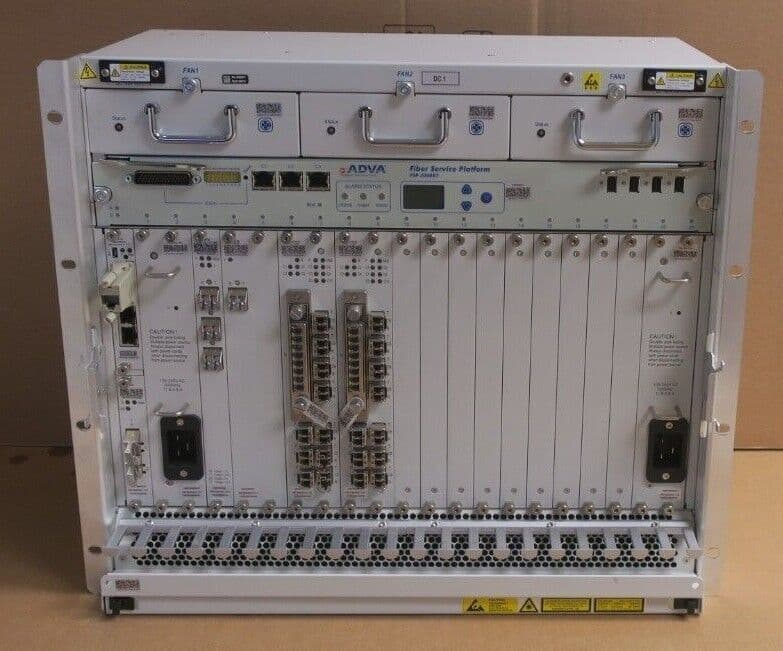Adva Module ADVA Optical Networking FSP Fiber Service Platform 3000R7 2x PSU NCU-II ...