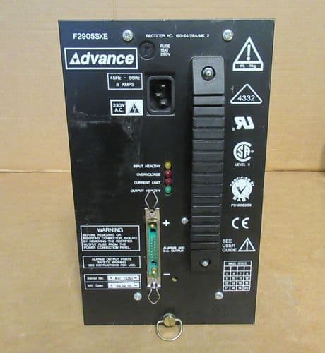 Advance 240V Power Supply Module F2905SXE / 14F2905SXE 1800W 45Hz - 66Hz 1Ph
