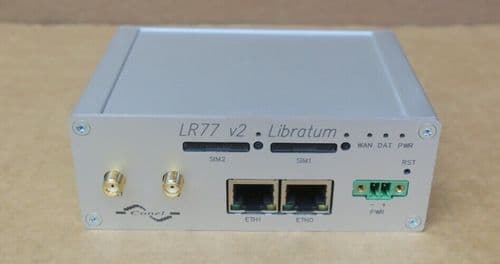 Advantech LR77 v2 Libratum LTE 2-Port Industrial Cellular Router BB-LR2L710021