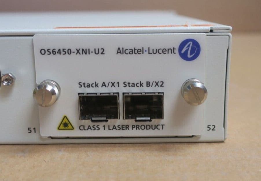 AlcatelLucent OmniSwitch OS6450P48 48x 1GbE PoE 2x 10Gb SFP Switch Stack