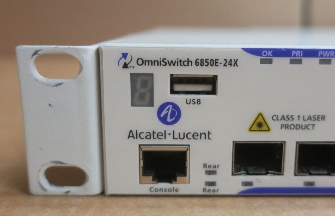Alcatel Lucent OmniSwitch OS6850E 24X 20x 1G Base T 4x Combo Port 2x alcatel-lucent-omniswitch-os6850e-24x-20x-1g-base-t-4x-combo-port-2x
