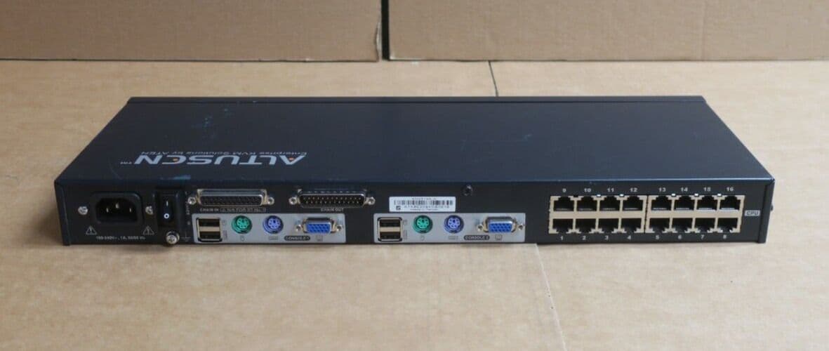 Altusen Aten Enterprise 2Console 16Port CAT5 High Density KVM Switch