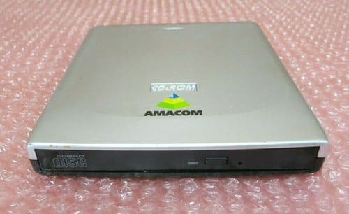 Amacom AMA-BYDVRW2-U CD224E External 24X USB Slim Portable Multi CD-ROM Drive