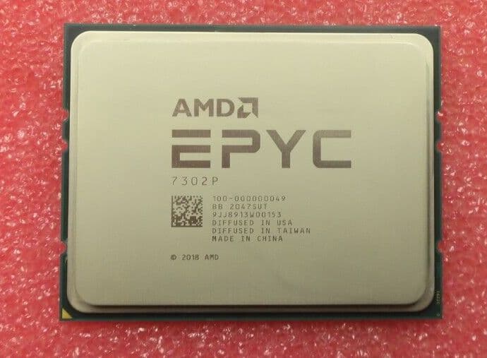 AMD EPYC 7302P 16-Core 3 0GHz 128MB L3 Cache Server Processor CPU 100 ...