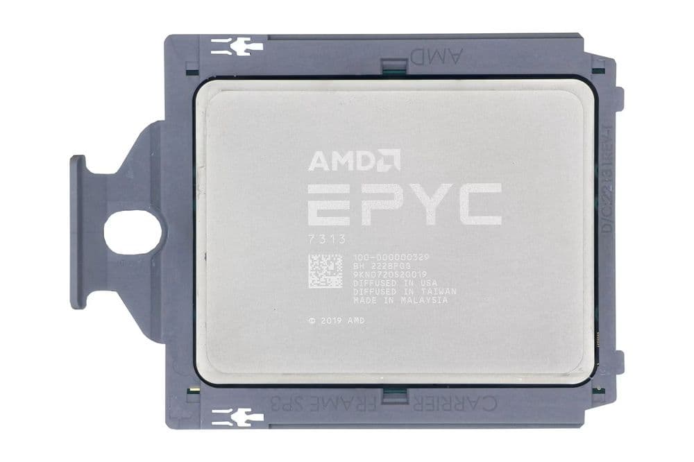 AMD EPYC 7313 16-Core 3GHz 100-000000329 128MB L3 SP3 CPU Processor HP ...