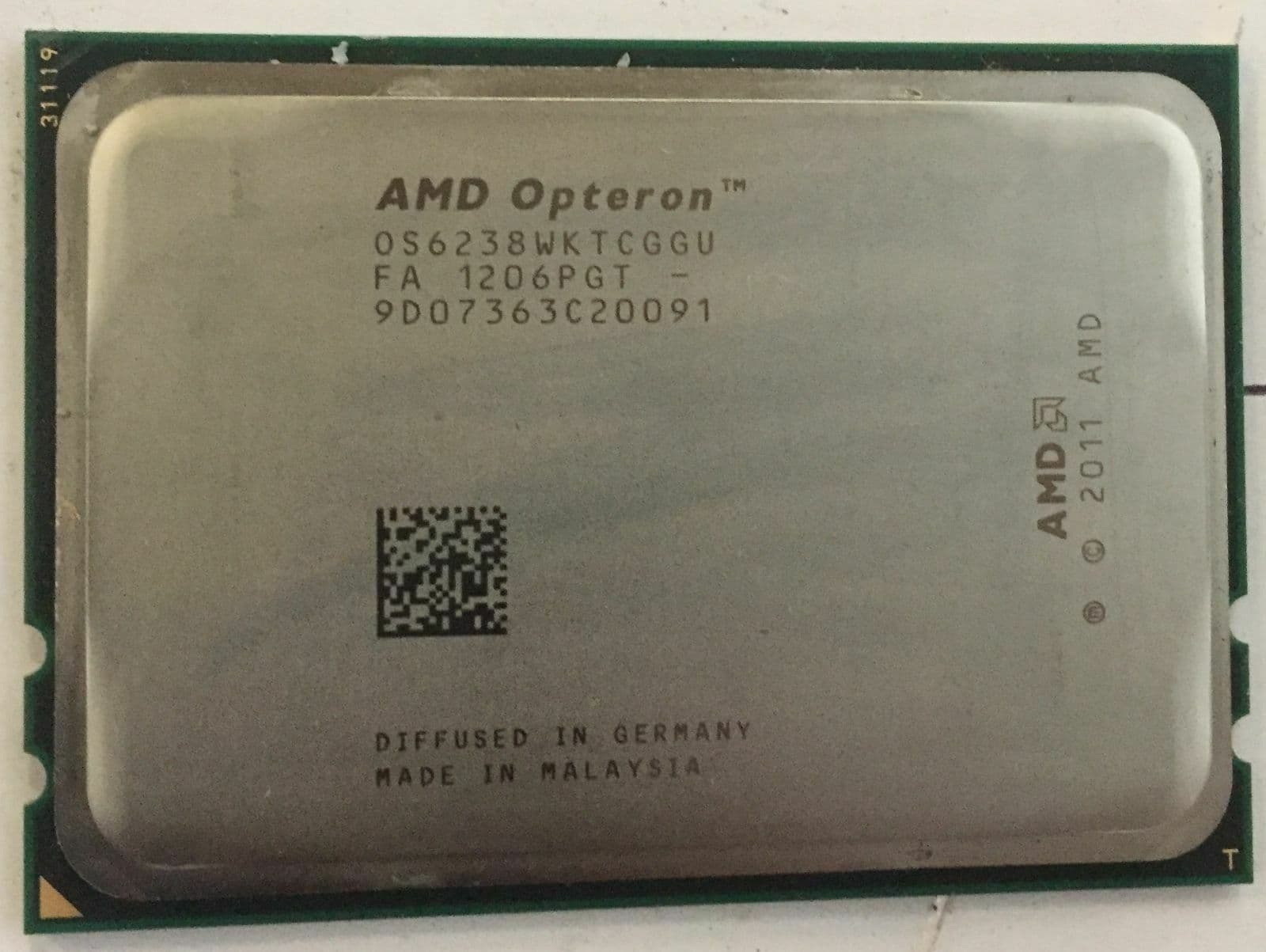 AMD Processador Opteron 6172 de 12 núcleos Magny-Cours 2,1 GHz sem ventoinha OS6172WKTCEGOWOF - varejo AMD Processador Opteron 6172 de 12 núcleos Magny-Cours 2,1 GHz sem ventoinha OS6172WKTCEGOWOF - varejo