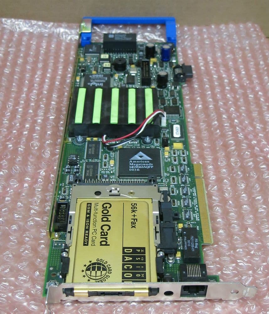 American Megatrends Dell DRAC-II Remote Assistant Card 0743NE & 56K PC Card