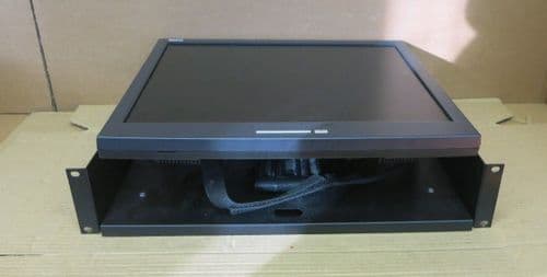 AMW F199 M199D LCD 19'' Rack Mount rackmount TFT 3U Retractable On Rails