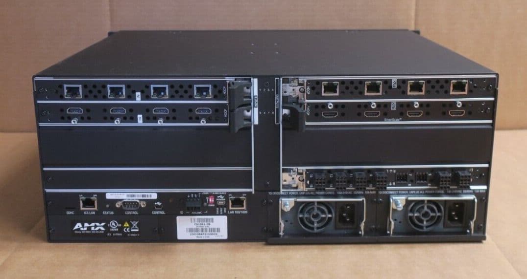 AMX ENOVA DGX 800 Digital Media Switcher Enclosure FG1060-08 With Modules
