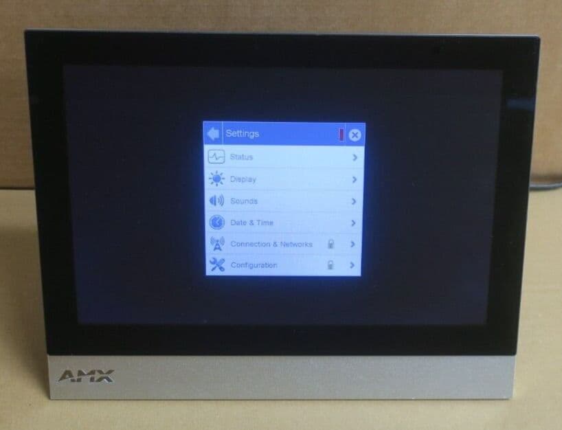 AMX MXT-1000-NC 10 1" Modero X Series Tabletop PoE Colour LCD IPS Touch ...