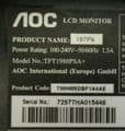 AOC 197PK TFT1980PSA+ 19