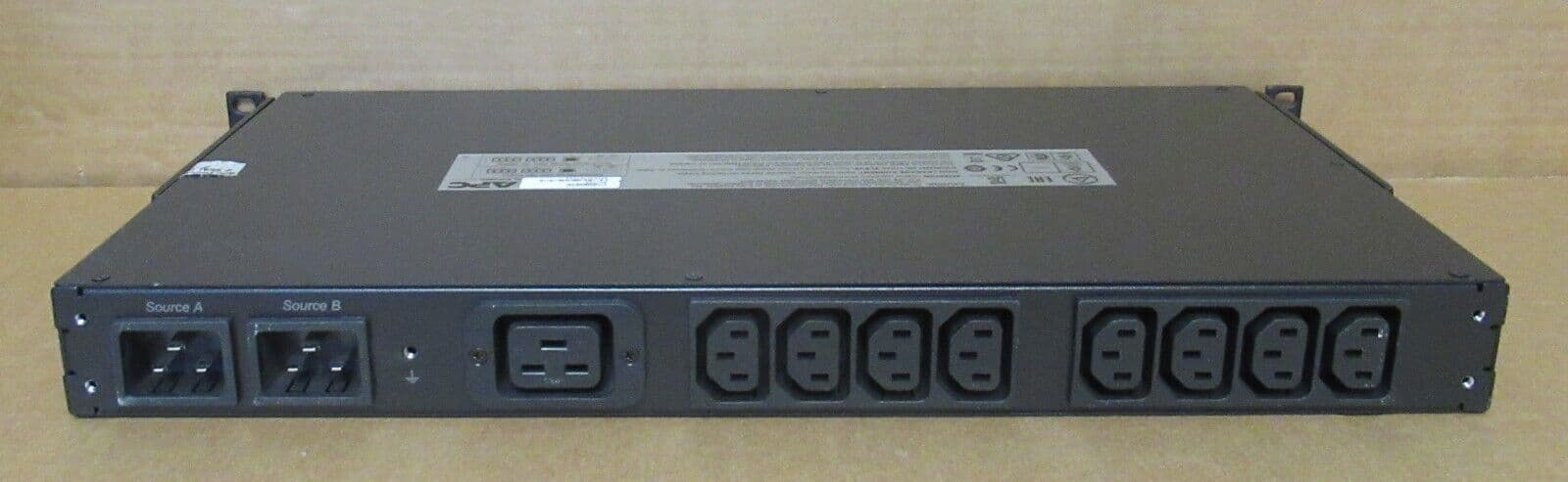 APC AP7723 Rack ATS Automatic Transfer Switch 2x C20 IN 8x C13 1x C19 ...