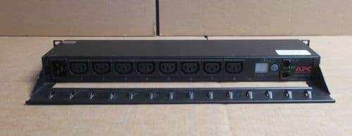 APC AP7821 1U Metered Rack Power Distribution Unit PDU 16A 208/230V 1xC20 8xC13