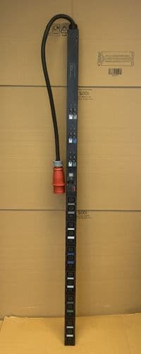 APC AP7856 6x C13 12x C19 32A 3-phase Metered Rack Power Distribution Unit PDU