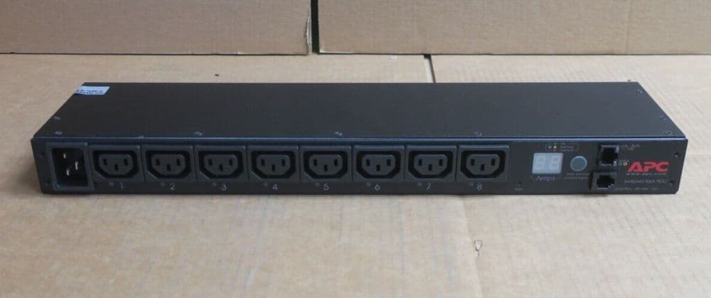 APC AP7921 1U Switched Rack Power Distribution Unit PDU 16A 208/230V ...