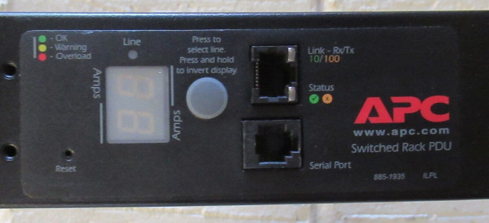 APC AP7954 Rack ZeroU Switched PDU Power Distribution Unit 16A 230V ...