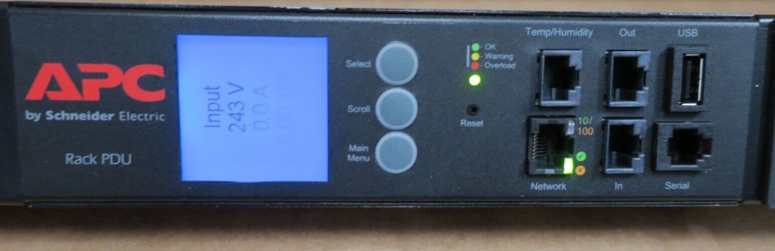 APC AP8853 Metered Rack 2G PDU 32A 230V 36xC13 6xC19 Power Distribution ...