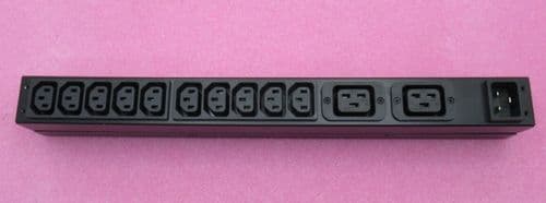 APC AP9559 Horizontal Rack Power Distribution Unit (10)C13 (2)C19 1U Rackmount (1)