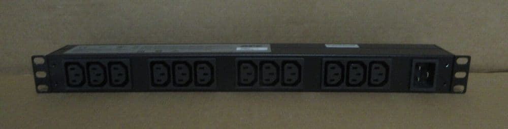 APC AP9565 12xC13 1U Basic Rack PDU Power Distribution Unit 16A 1U ...
