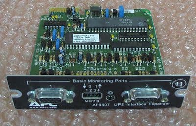 APC AP9607 UPS Interface Expander Smart Slot Card, Networking Equipment