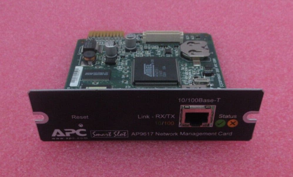 APC AP9617 Smart Slot UPS 10/100Base-T Network Management Card