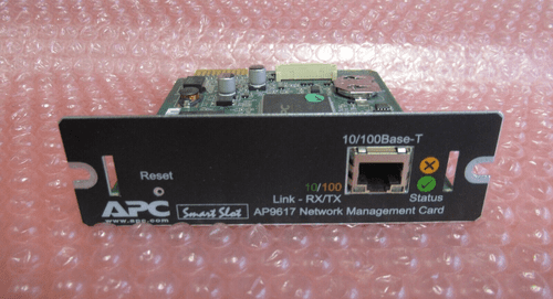APC AP9617 SmartSlot UPS Network Management Card Black
