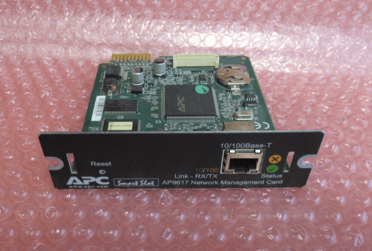APC AP9617 SmartSlot UPS Network Management Card Black
