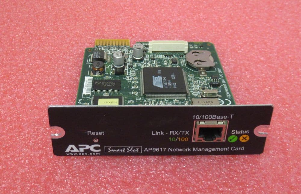 APC AP9617 UPS Network Management Card SmartSlot Black