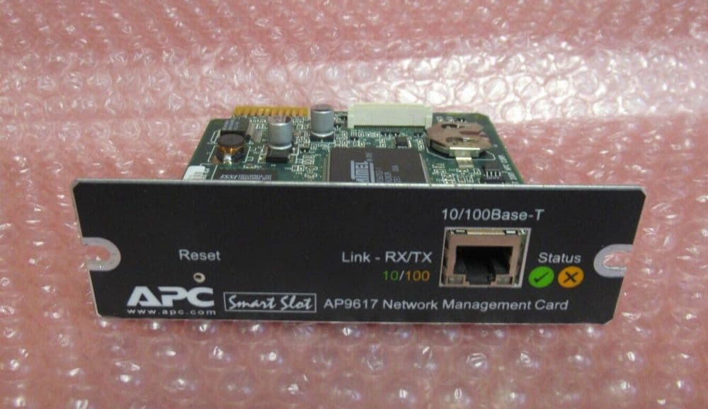 APC AP9617 UPS Network Management Card SmartSlot Black 10/100BaseT