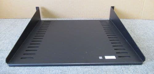 APC AR8105BLK 870-8205-001 2U Fixed Vented Cantilever Data Rack Cabinet Shelf