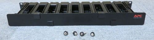 APC AR8602 Horizontal Cable Manager 1U Single Side with Cover / Strews