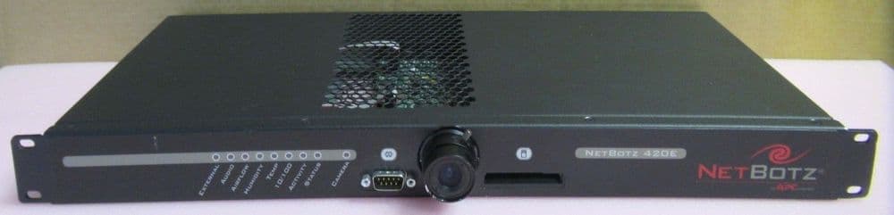 APC NETBOTZ 420E Rack Mount Appliance Monitoring With Camera/Rack Ears ...