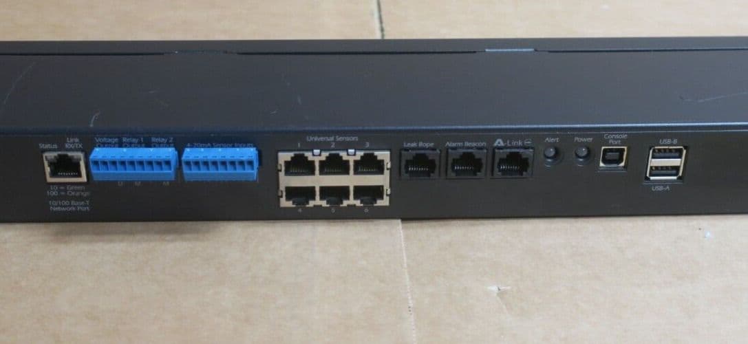 APC NetBotz 550 NBRK0550 1U Environment Monitoring Device Rack Monitor