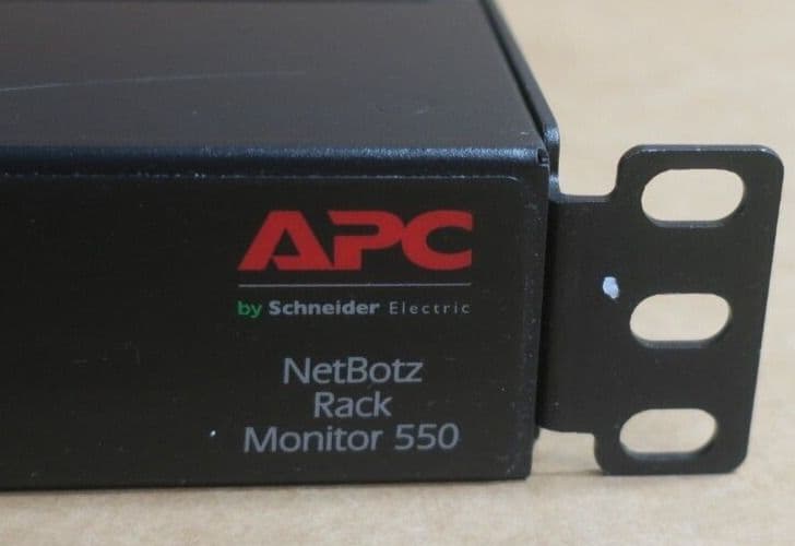 APC NetBotz 550 NBRK0550 1U Environment Monitoring Device Rack Monitor