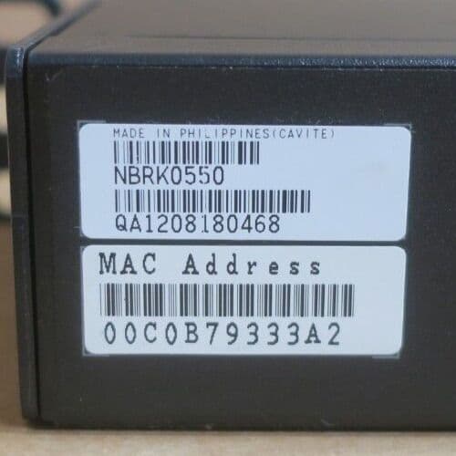 APC NetBotz 550 NBRK0550 1U Environment Monitoring Device Rack Monitor