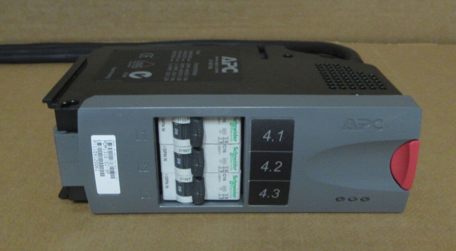 APC PDM1316IEC-3P Power Distribution Module 3x1Pole 3Wire 230v 16A 3M 3 ...