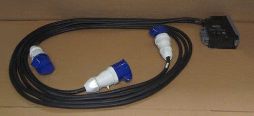 APC PDM1332IEC-3P Power Distribution Module 3x1Pole 3Wire 230v 32A 3M 3.6M 4.2M