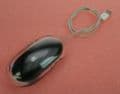 Apple Black Wired USB Mouse Buttonless 400 DPI M5769